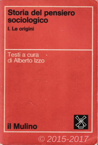 Copertina di Storia del pensiero sociologico 